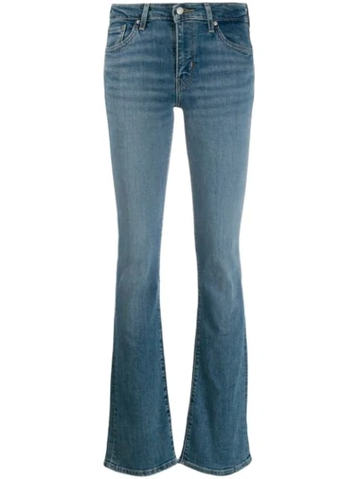 Levi's 715 Bootcut Denim Jeans In 0077 Denim