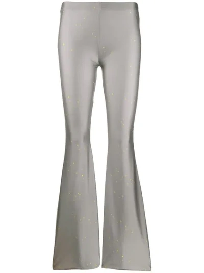 Barbara Bologna Slim-fit Flared Trousers In Grey