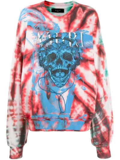 Amiri Skull-print Sweatshirt In Multicolor