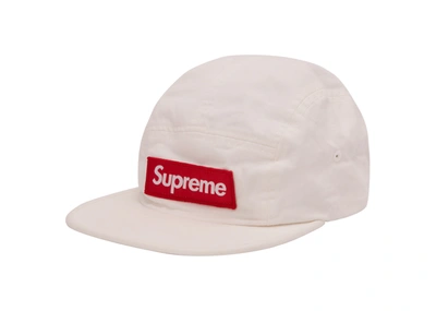 Pre-owned Supreme Military Camp Cap (ss18) White