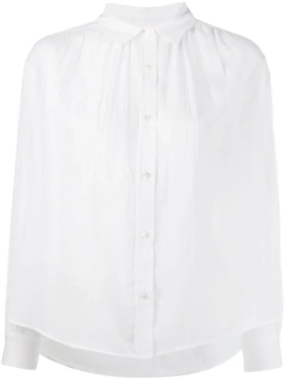 Masscob Crease Effect Shirt In White