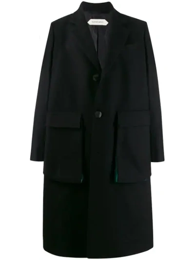 Namacheko Oversized Single-breasted Coat In Black