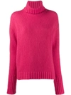 Philosophy Di Lorenzo Serafini Turtleneck Sweater In Pink
