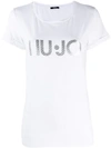 Liu •jo Logo Print T-shirt In White