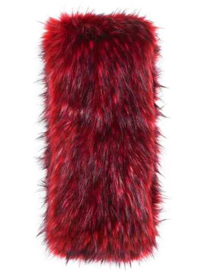 Gucci Gewickelter Schal In Red