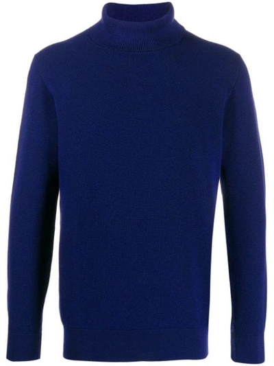 Circolo 1901 Rollneck Knit Sweater In Blue