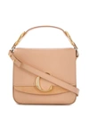 Chloé C Logo Box Bag In Pink