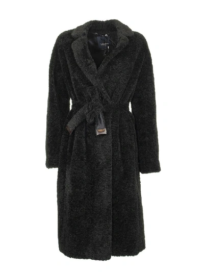 Max Mara Agiato Teddy Black Coat