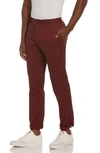 Original Penguin Men's Slim-fit Stretch Twill Chinos In Tawny Port