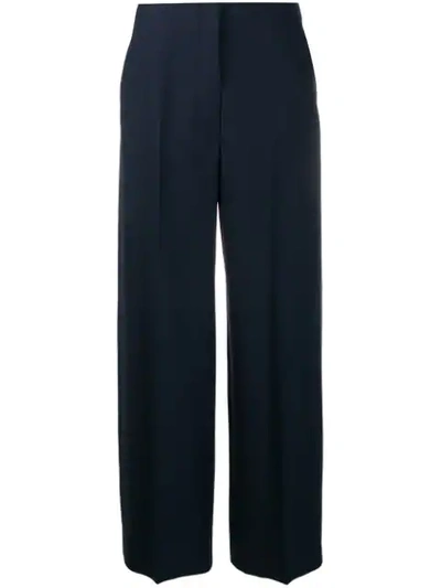 The Row Colour Block Wide Leg Trousers In Blue