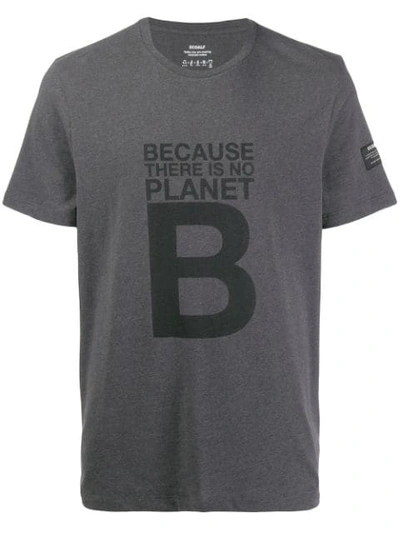 Ecoalf Slogan Detail T-shirt In Grey