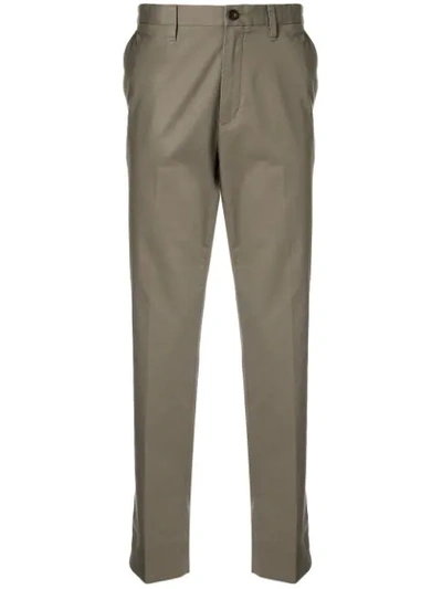Kent & Curwen Straight-leg Trousers In Brown