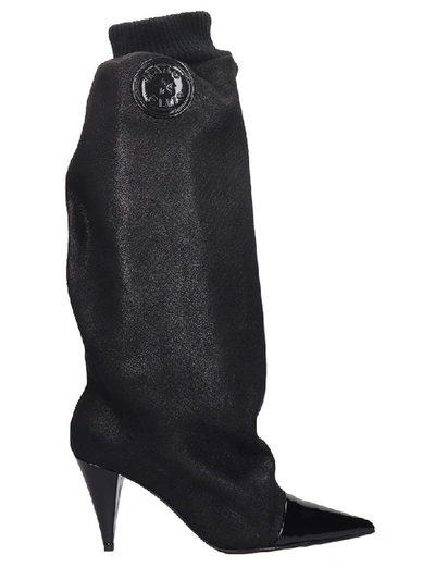 Marc Ellis High Heels Boots In Black Leather