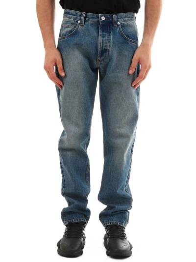 Loewe 5 Pockets Jeans Washed Denim In Light Blue