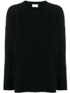 Allude Loose Fit Jumper In Black