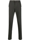 Dondup Straight Leg Trousers In Brown
