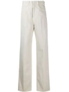 Lemaire High-waisted Trousers In Neutrals