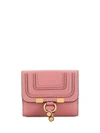 Chloé Marcie Flap Wallet In Pink