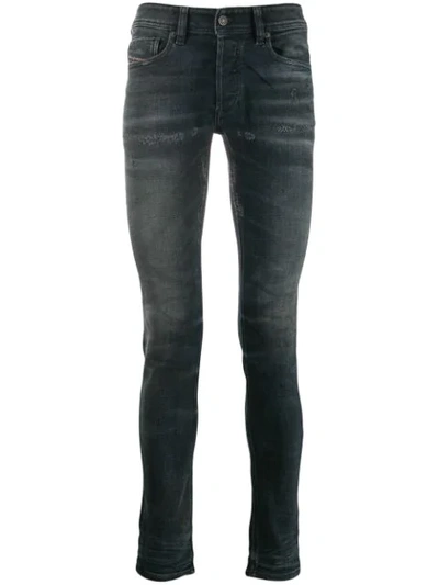 Diesel Sleenker Slim-fit Jeans In Blue