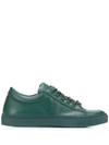 Christian Wijnants Leather Lace Up Sneakers In Green