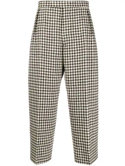 Vivienne Westwood Gingham Check Trousers In Nero