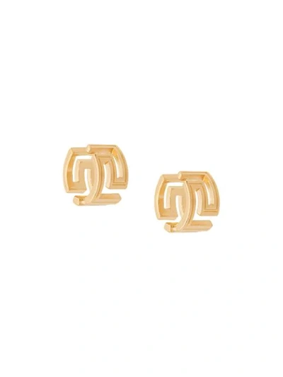 Versace Cuff Earrings In Gold