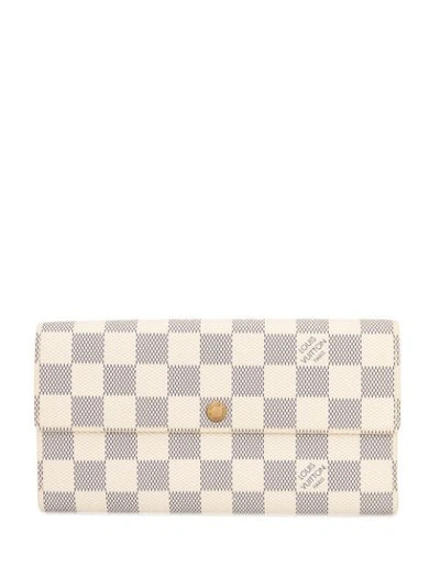 Pre-owned Louis Vuitton Sarah Wallet In Neutrals