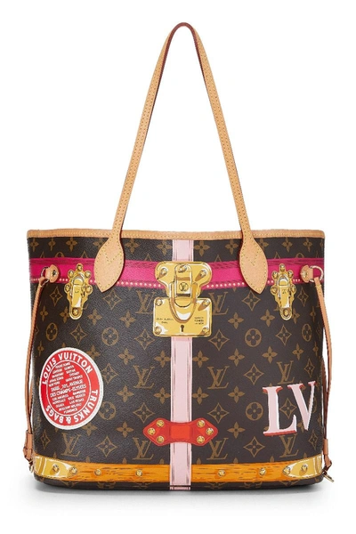 Pre-owned Louis Vuitton Monogram Canvas Trunks & Bags Neverfull Mm