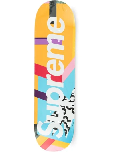 Supreme Mendini Graphic-print Skateboard In Multicolour
