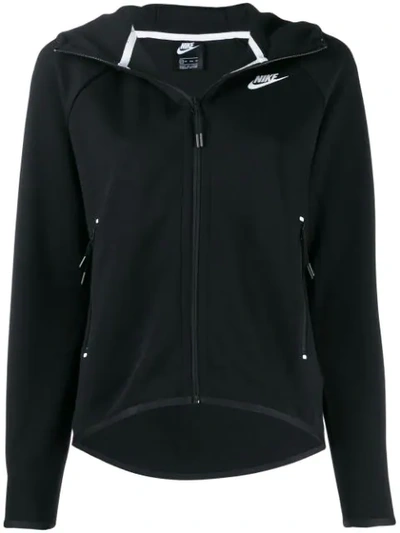 Nike Windrunner Zip-up Hoodie In Black