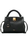 Mulberry Small Iris Heavy Grain In Black