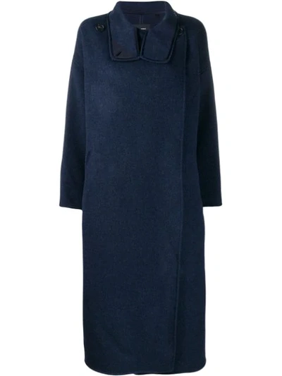 Isabel Marant Relton Coat In Blue