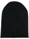 Allude Cashmere Knitted Hat In 0090 Black