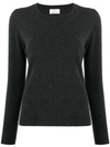Allude Cashmere Crew In Grey