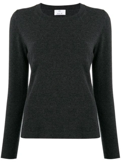 Allude Cashmere Crew In Grey