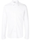Sunspel Pique Relaxed Shirt In White
