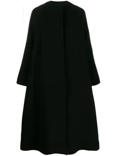 Gianluca Capannolo Concealed Fastening Cape In Black