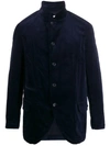 Comme Des Garçons Shirt Corduroy Blazer In Blue