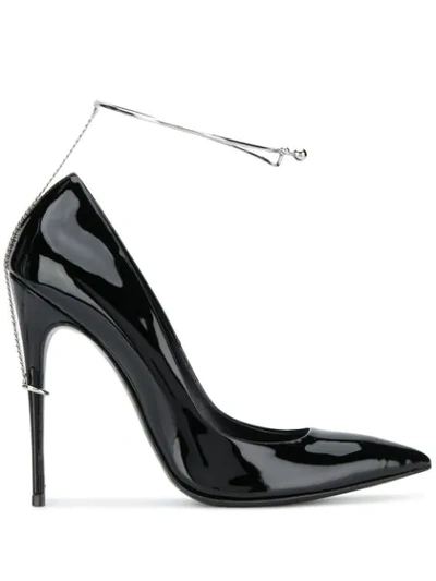 Maison Ernest Damnation Bracelet Pumps In Black