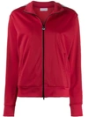Chiara Ferragni Logo Zipped Jacket In Red