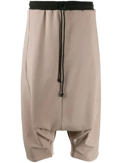 Alchemy Drop Crotch Shorts In Neutrals