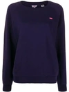Levi's Logo Patch Sweater In Blue