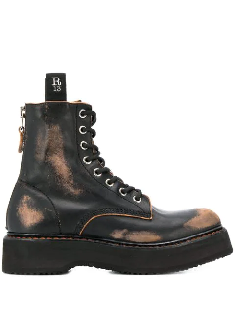 r13 ankle harness half platform boot