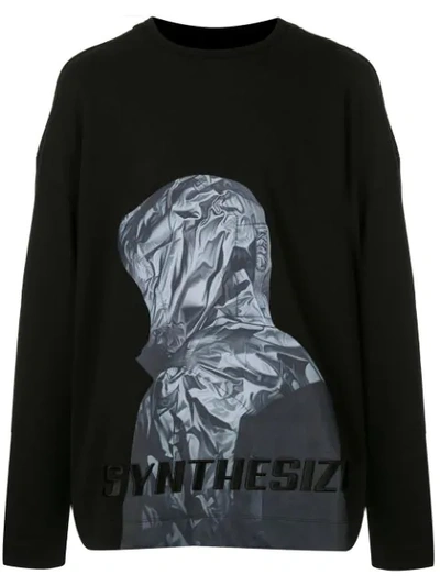 Juunj Synthesize Sweatshirt In Black