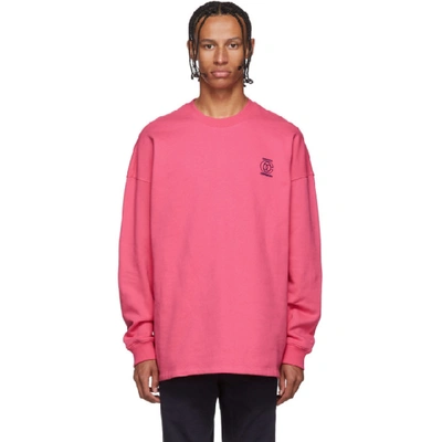Opening Ceremony Embroidered Logo Sweatshirt In 6809 Rose
