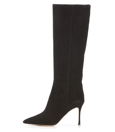 Marion Parke Marie Boot In Black Suede