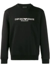 Emporio Armani Sweatshirt Black 8n1me8 1j04z 0999 In Dark Blue