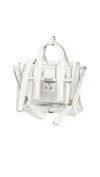 3.1 Phillip Lim / フィリップ リム Transparent Pashli Mini Satchel Bag In Ant White