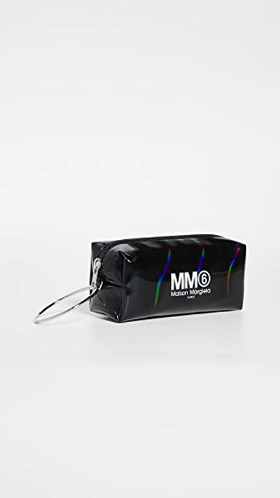Mm6 Maison Margiela Cosmetic Case In Black