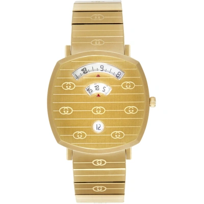 Gucci Gold 38 Mm Grip Watch In Undefined